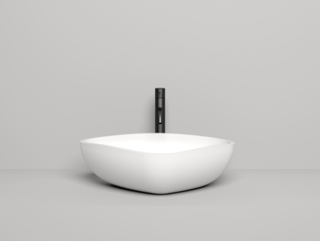 Раковина из искусственного камня S-Sense Salini Gloria 1102106G 60х40 накладная цвет белый